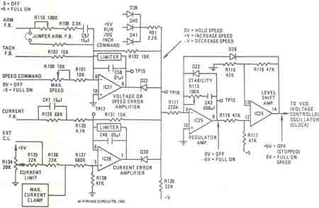 FIGURE 8. 1679/1681 DC MOTOR CONTROL. SPEED REGULATOR CIRCUIT