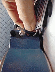 Pulling the pin animation