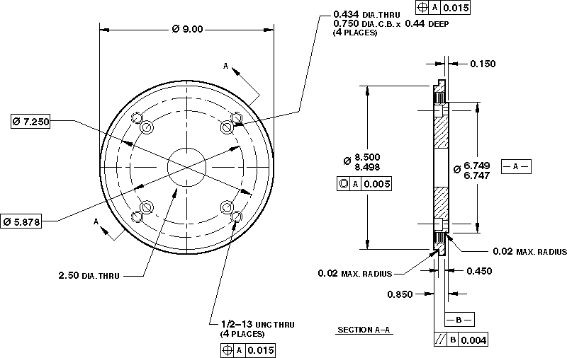 B24221 outline drawing - large