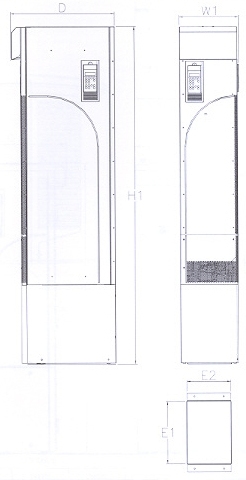 ACS 800-02 NEMA 1 R7 & R8 Frame Size