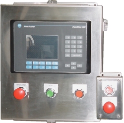 PLC Touch Screen Operator Station.