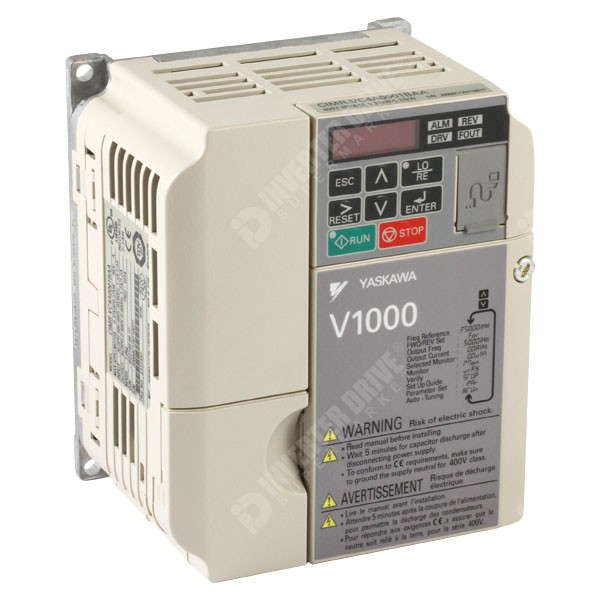 Fig. 4 – V1000 series in IP20 (l) and NEMA 4/4X (r) enclosures Courtesy of Yaskawa Electric