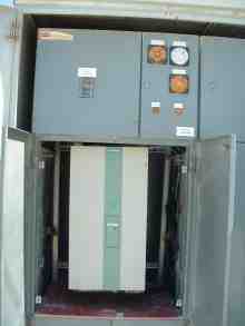 New Seimens SIMOREG DC Variable Speed Drive mounted in existing cabinet. Rinker Materials- Miami, Florida