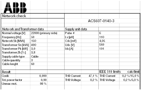Figure 4.9. The input data and calculated results can be printed out as a report, which is partly shown here.